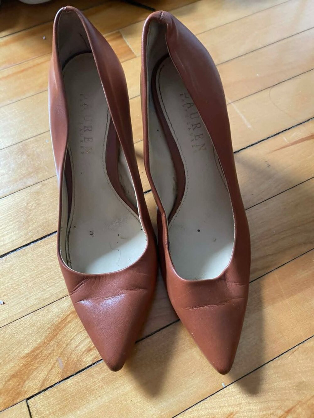 Armissa 75 MM Calfskin Pump - RL Gold
